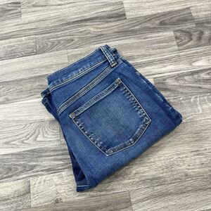 Banana Republic Factory Jeans Women's Size 28/6P Blue Boot Cut Flap Pockets
